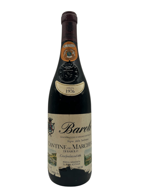 Barolo Vigna della Sarmassa Cantine Dei Marchesi 1976 - Bad Label