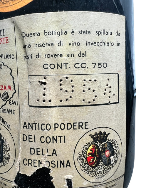 Barolo 1954 Riserva - Bersano