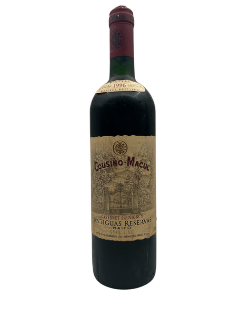 Antiguas Reservas Maipo Cousiño Macul 1996