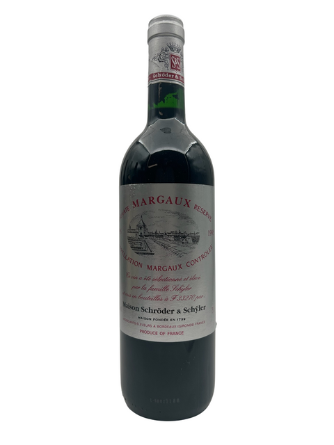 Château Margaux Réserve Maison Schröder & Schuel 1995