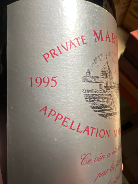 Château Margaux Réserve Maison Schröder & Schuel 1995