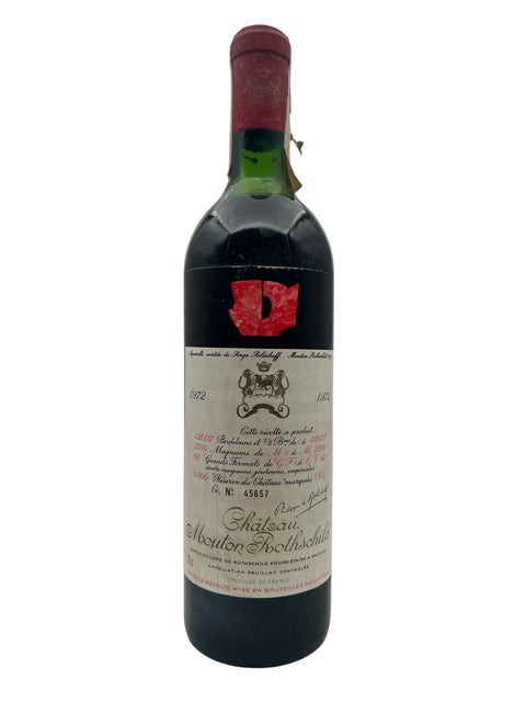 Chateau Mouton Rothschild 1972 Laag niveau