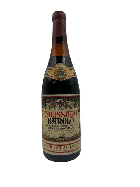 Calissano Barolo 1970 Riserva -scriptie