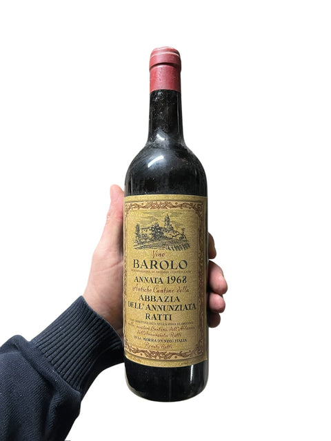 Renato Ratti Barolo Abbazia Dell 'Annunziata Ratti 1968