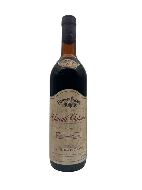 Fattorie Toscane Chianti Classico Riserva Florence 1977