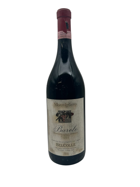 Flaske af Barolo Monvigliero Bel Colle 1986 rødvin