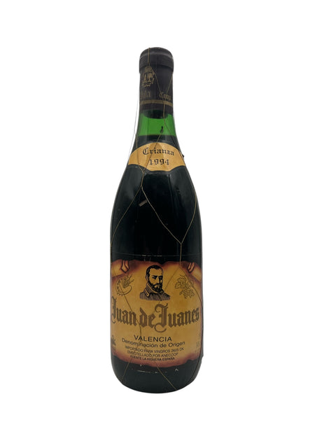 Flaske af Juan de Juanes Crianza 1994 rødvin