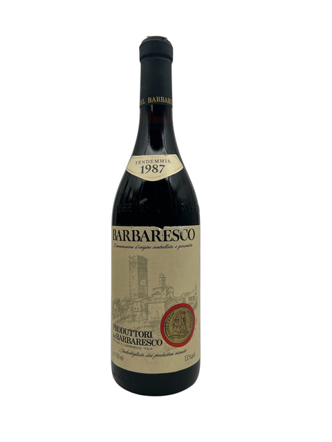 Barbaresco vinflaske fra 1987, Produttori del Barbaresco