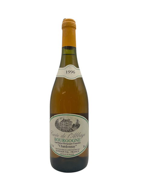 Flaske af Cuvée de l'Abbaye Bourgogne Chardonnay 1996
