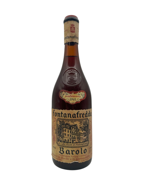 Barolo Fontanafredda 1961 flaske