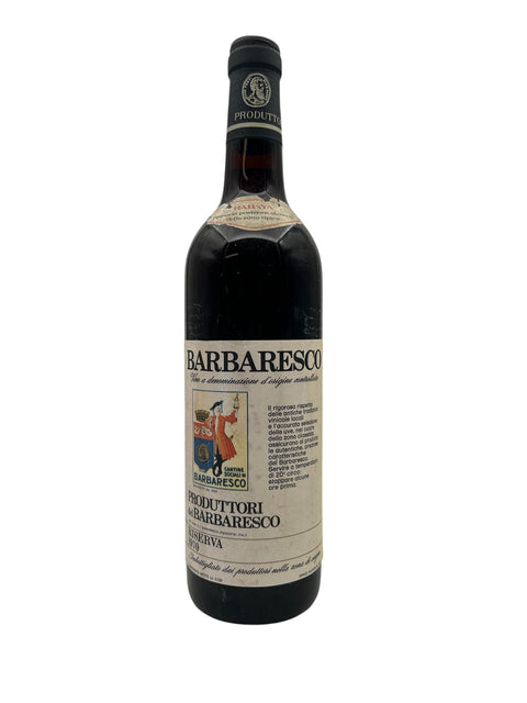 Flaske af Barbaresco vin fra Produttori del Barbaresco årgang 2004