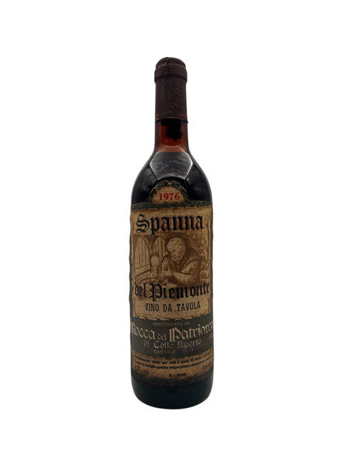 Flaske af Spanna Rocca del Patriarca 1976 rødvin