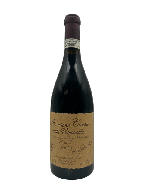Amarone Classico della Valpolicella 2005 rødvin flaske