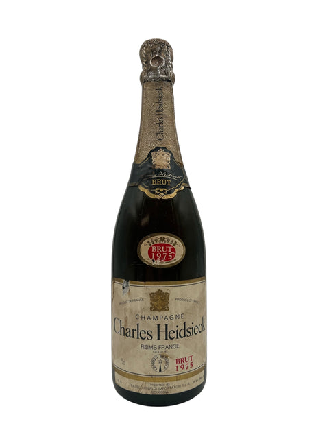 Flaske af Champagne Charles Heidsieck årgang 1975