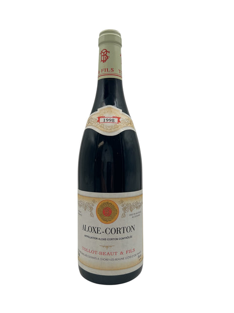 Flaske af Aloxe-Corton 1998 fra Tollot-Beaut & Fils
