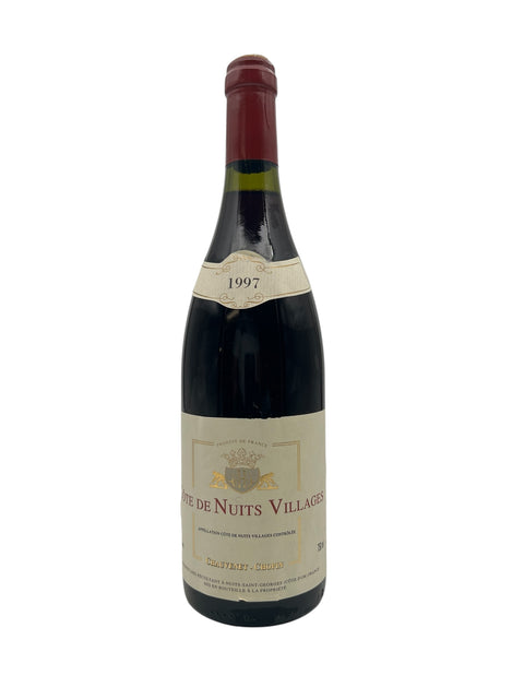 Flaske Côte de Nuits Villages rødvin fra 1997