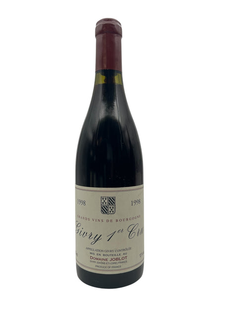 Flaske af Givry 1er Cru Domaine Joblot 1998 rødvin
