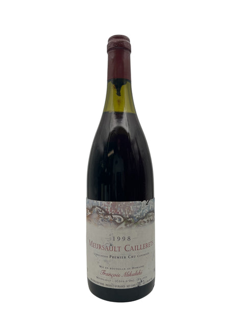 Flaske Meursault Caillerets fra François Mikulski 1998