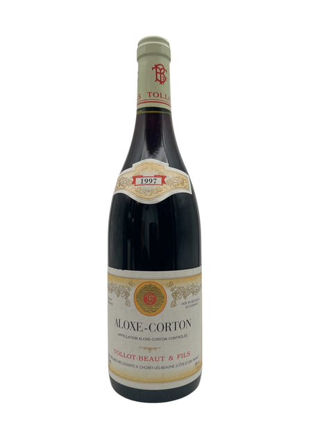 Flaske af Aloxe-Corton Tollot-Beaut 1997 rødvin