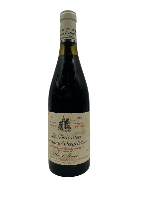 Flaske af La Bataillère Albert Morot 1993 rødvin