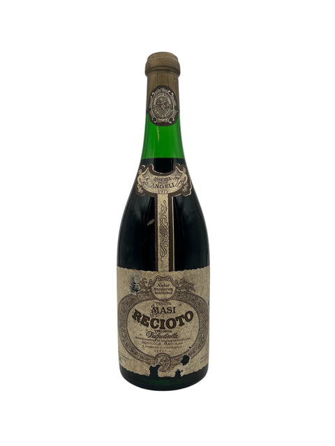 Flaske af Masi Recioto 1975 dessertvin.