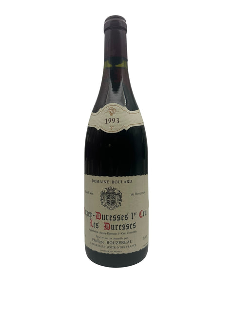 Flaske af Auxey-Duresses Domaine Boulard 1993 rødvin