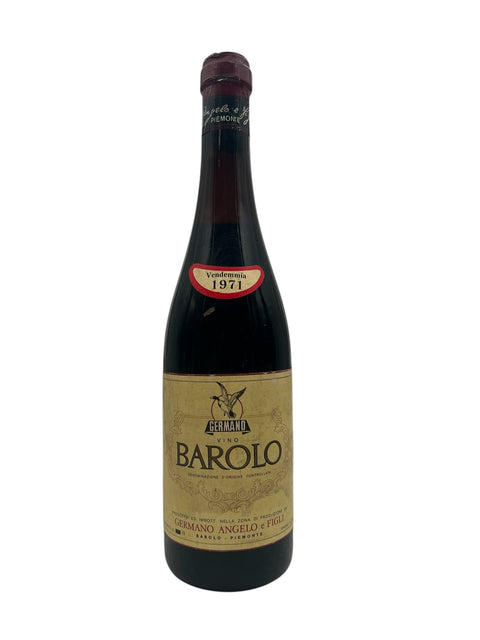 Flaske af Barolo Germano 1971