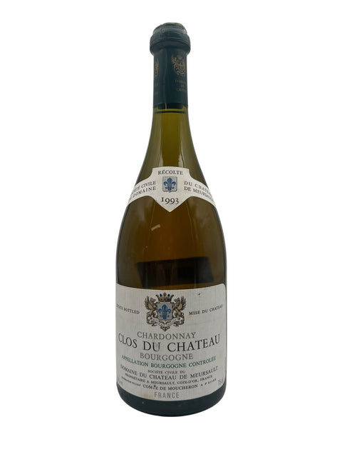 Flaske af Chardonnay Clos du Château fra Bourgogne 1993