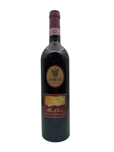 Flaske af Barolo Coluè 2001 rødvin
