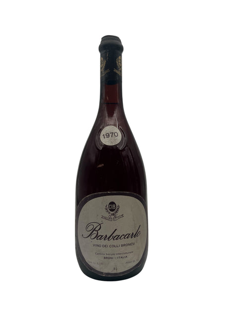 Barbacarlo Cantina Sociale Intercomunale 1970 flaske