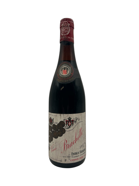 Flaske af Vino Brachetto Enrico Serafino dessertvin