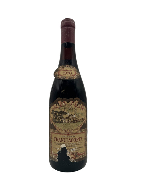 Flaske af Franciacorta Ca del Bosco 1970 rødvin