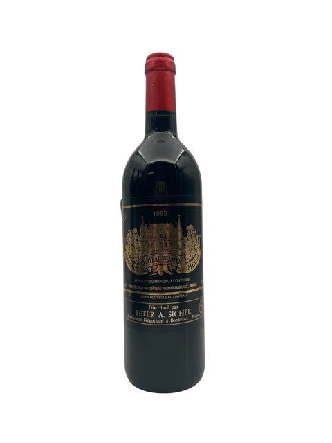 Flaske Château Palmer Margaux 1993 rødvin
