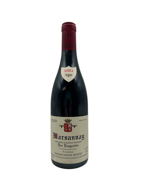 Flaske Marsannay Domaine Denis Mortet 2003 rødvin