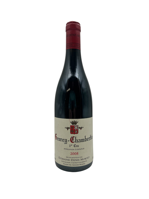 Flaske Gevrey-Chambertin 1er Cru 2008 fra Domaine Denis Mortet