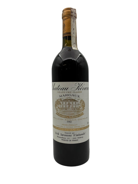 Chateau Kirwan 1982 flaske Grand Cru Classé Margaux