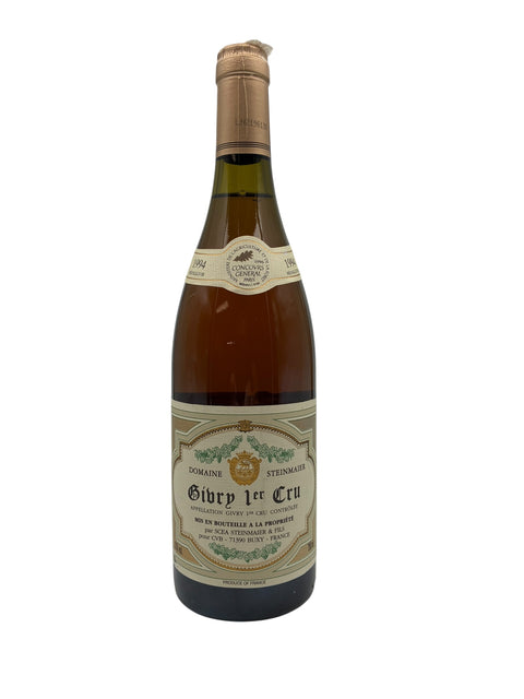 Flaske af Givry Domaine Steinmaier 1994 hvidvin
