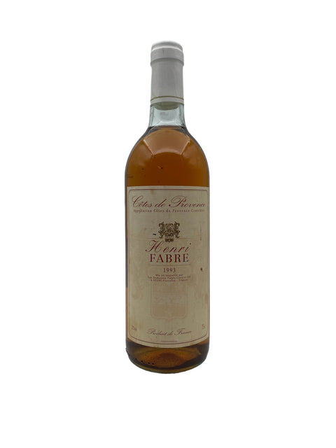 COTES 1993 COTES DE PROVENCE HENRI FABRE