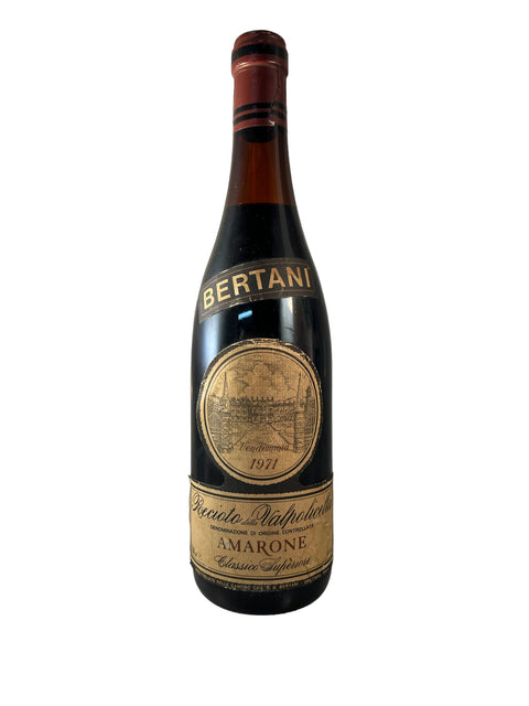 Het cadeau voor de man die alles heeft - Amarone 1971 BERTANI