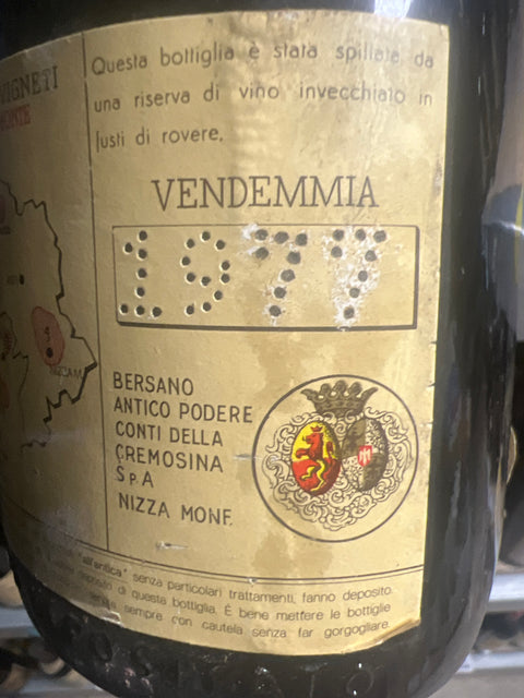 Nebbiolo d'Alba Bersano 1977