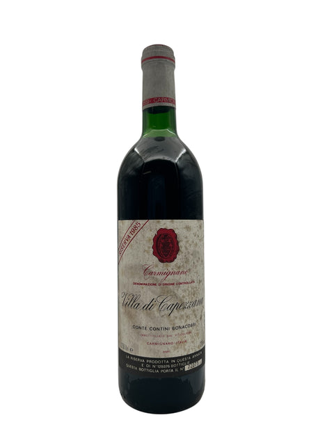 Villa di Capezzana Carmignano Conte Contini Bonacossi 1985 Riserva