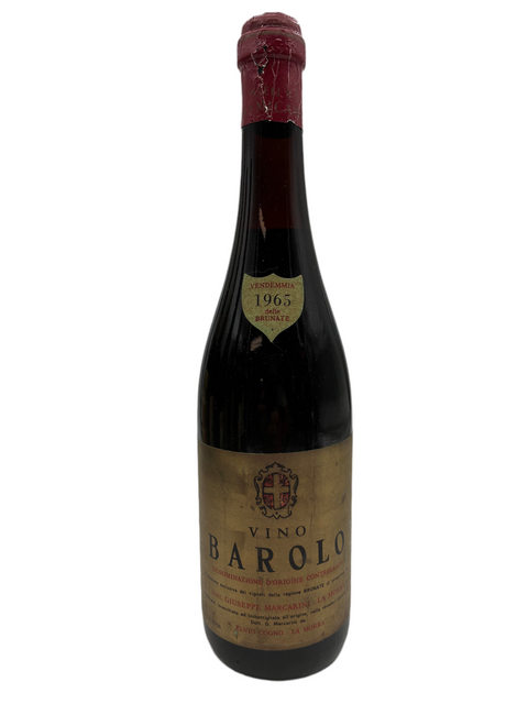 Barolo Giuseppe Marcarini Brunate 1965