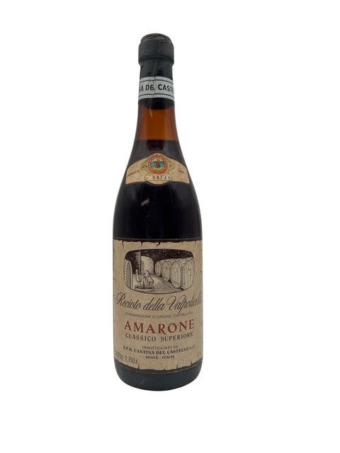 Amarone Cantina del Castello 1975 Rode wijn