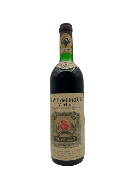 Grave del Friuli Merlot Bertiolo 1975
