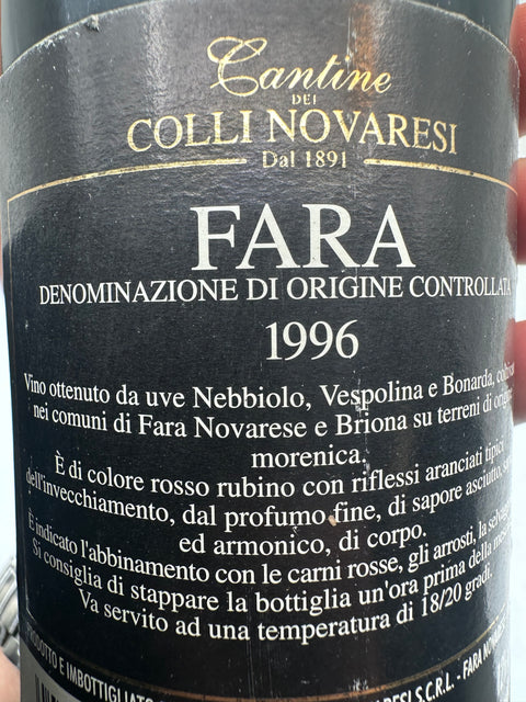 Fara Cantine Colli Novaresi 1996