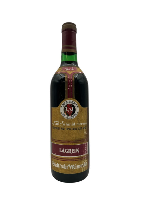 Lagrein Südtiroler Weinprobe Karl Schmid 1975