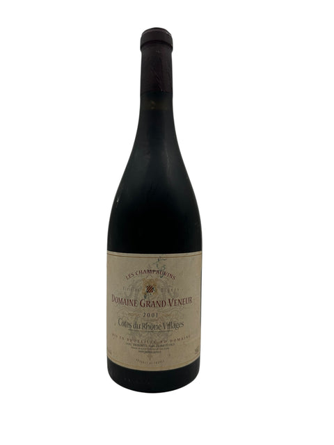 Les Champauvins Côtes du Rhône Villages Domaine Grand Veneur 2001