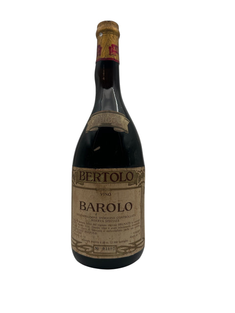 Barolo 1965 Bertolo Riserva Speciale