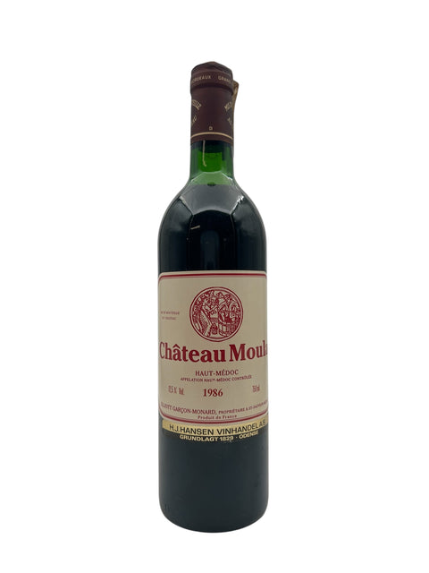 Bordeaux 1986 Chateau Moula