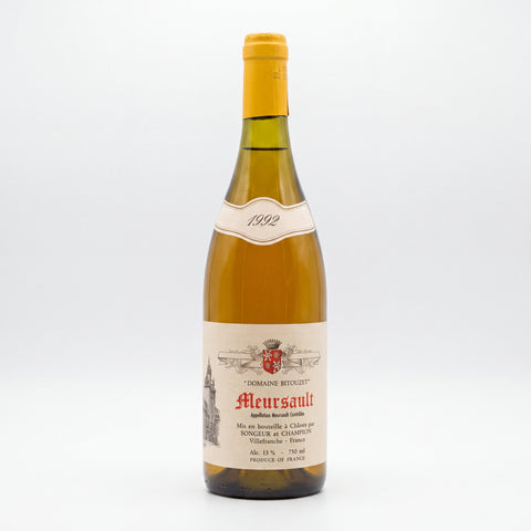 Meursault-domein Bitouzet 1992